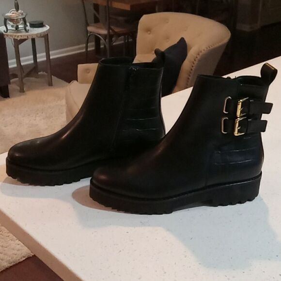 Andre Assous Pandora Featherweights rounded toe double buckle boot size 6 NWT - Picture 4 of 8